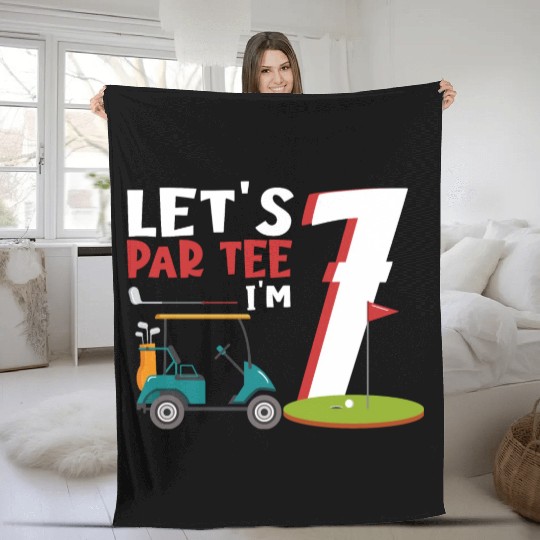 7. Birthday Lets Par Fleece Blankets