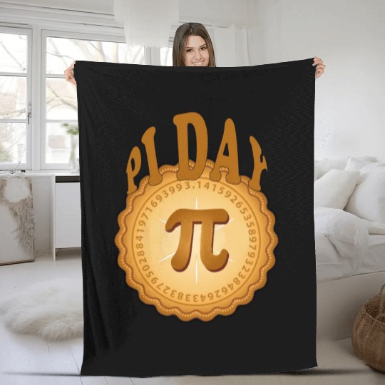 Pi day Fleece Blankets