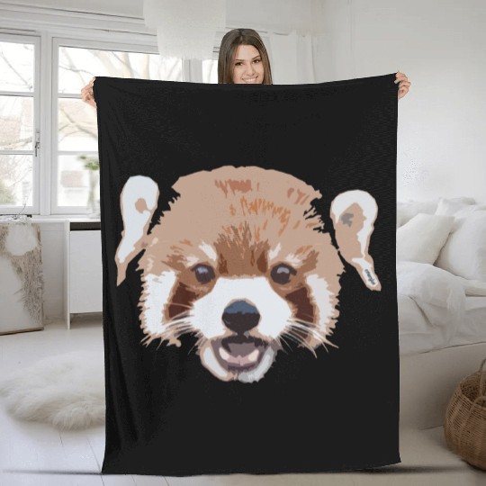 Red Panda Surprise Fleece Blankets