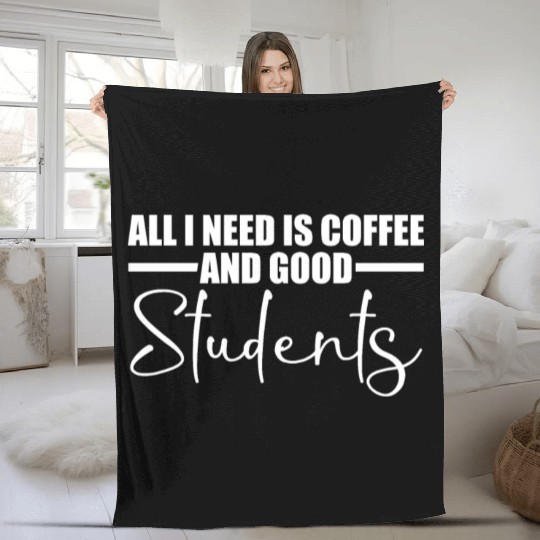 Teacher Teachers School College Students Fleece Blankets