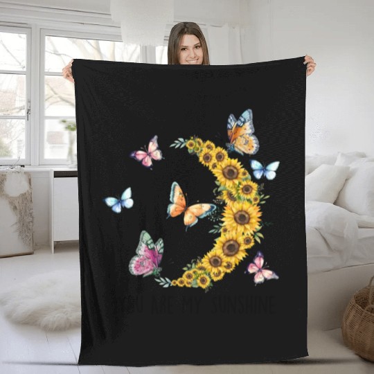 You Are My Sunshine Fleece Blankets