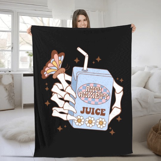 Anti Anxiety Juice Fleece Blankets