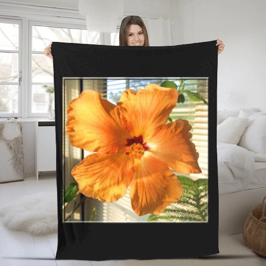 Hibiscus 3 Fleece Blankets