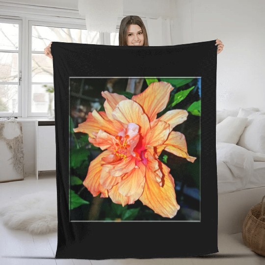 Hibiscus 1 Fleece Blankets