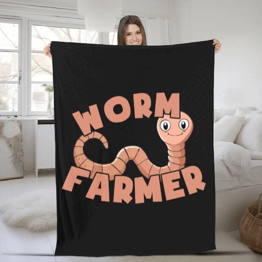 Worm Farmer - Worm Farming Fleece Blankets