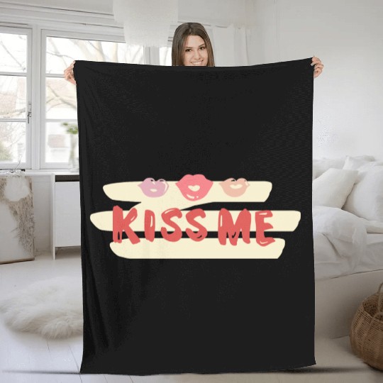 Love's Canvas,Valentine's Graphics Design Fleece Blankets