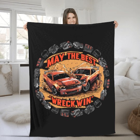 Demo Derby Demolition Derby Demolition Derby Lover Fleece Blankets