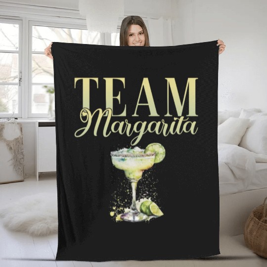 Team Margarita Tequila Stag Party Fleece Blankets