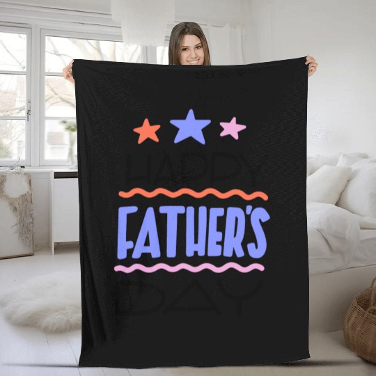 Father's day Fleece Blankets