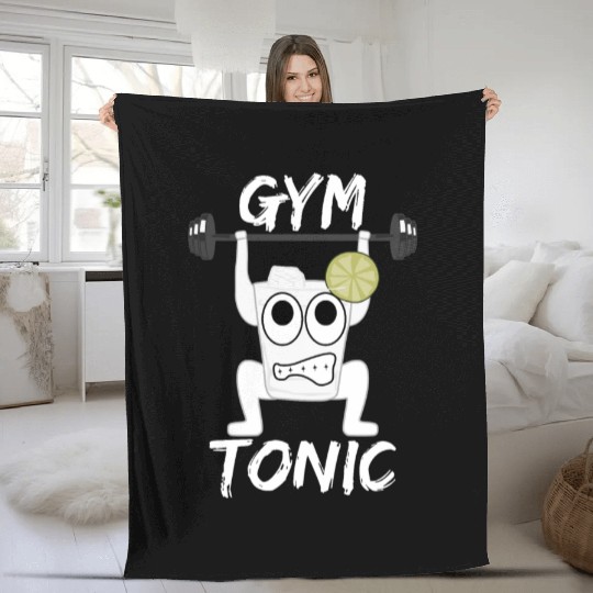 Gym Motivation Weightlifting Fleece Blankets