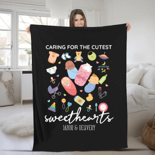 Caring For Cutest Sweethearts NICU Labor And Fleece Blankets