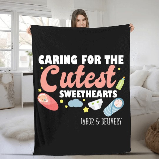 Caring For Cutest Sweethearts NICU Labor And Fleece Blankets