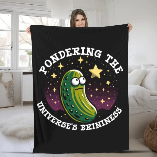 Pickle Lover Funny Pickle Dill pickle Pickled Fleece Blankets