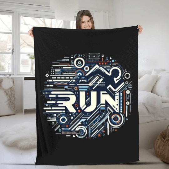 running Fleece Blankets