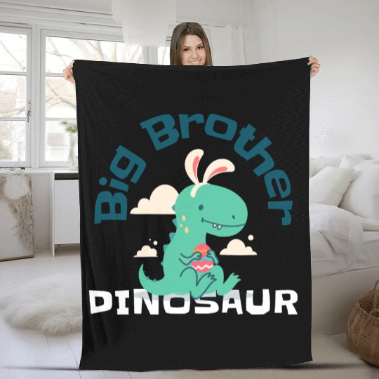 Big Brother Dinosaur Fleece Blankets
