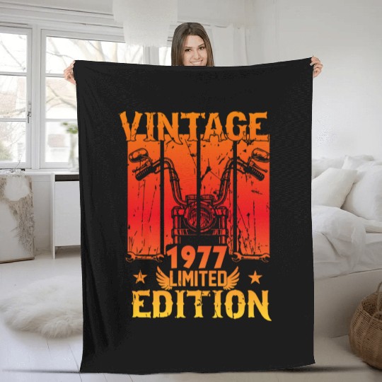 Vintage 1977 Limited Edition Fleece Blankets