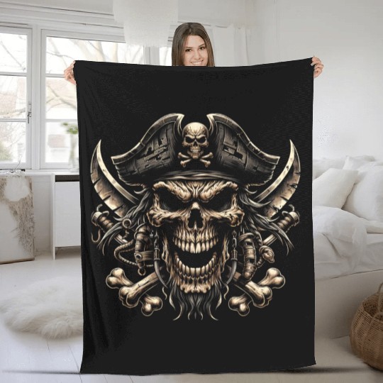 Ruthless Raider Fleece Blankets