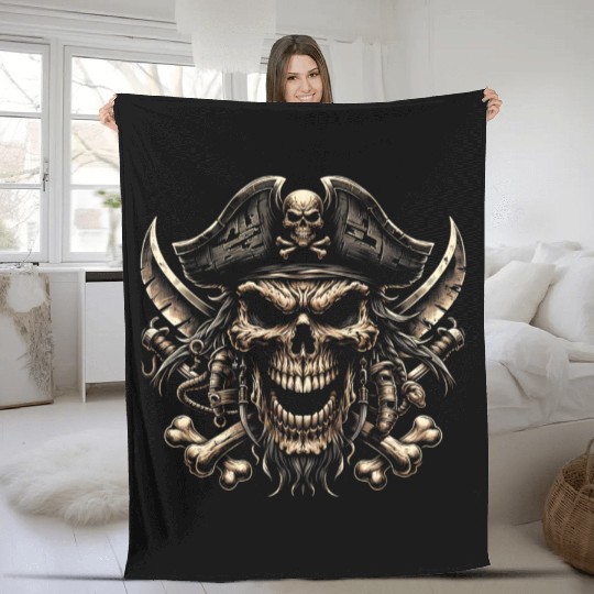 Ruthless Raider Fleece Blankets