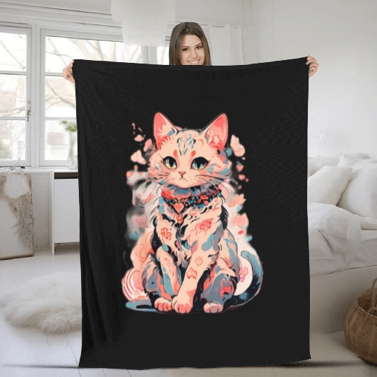 "Creative Minds Unite | Kat-Inspired Artist Fleece Blankets fo