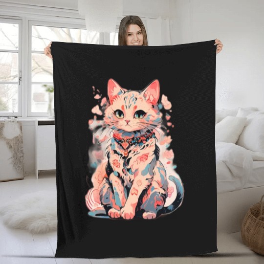 "Creative Minds Unite | Kat-Inspired Artist Fleece Blankets fo