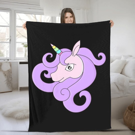 pony lucu Fleece Blankets