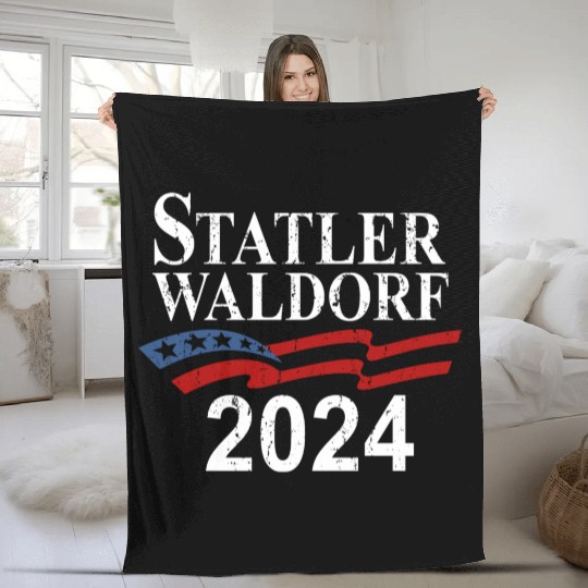 Statler and Waldorf Fleece Blankets