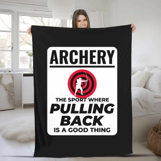 Archery Targets Archer Bullseye Shooting Sport Fleece Blankets