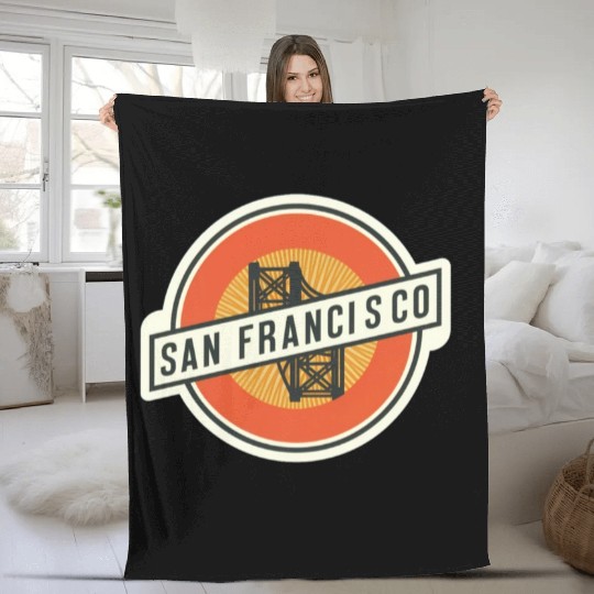San Francisco Fleece Blankets
