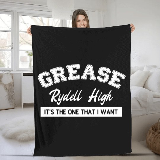 Grease // Rydell High School Fleece Blankets