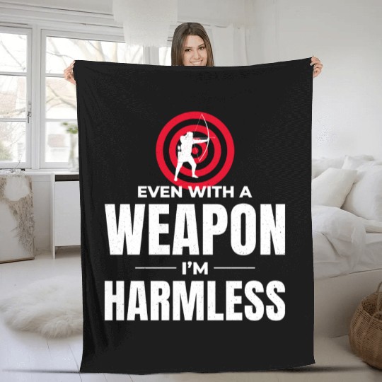 Archery Targets Archer Bullseye Shooting Sport Fleece Blankets