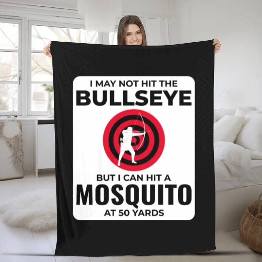 Archery Targets Archer Bullseye Shooting Sport Fleece Blankets