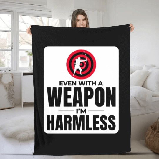 Archery Targets Archer Bullseye Shooting Sport Fleece Blankets