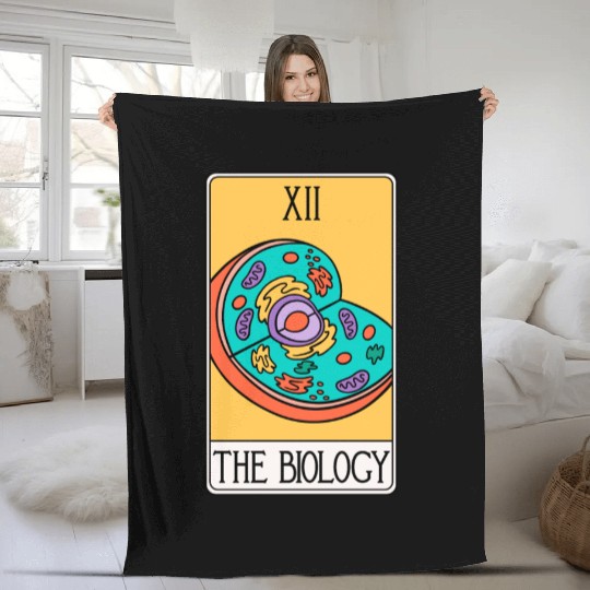 The Biology - Tarot Card Fleece Blankets
