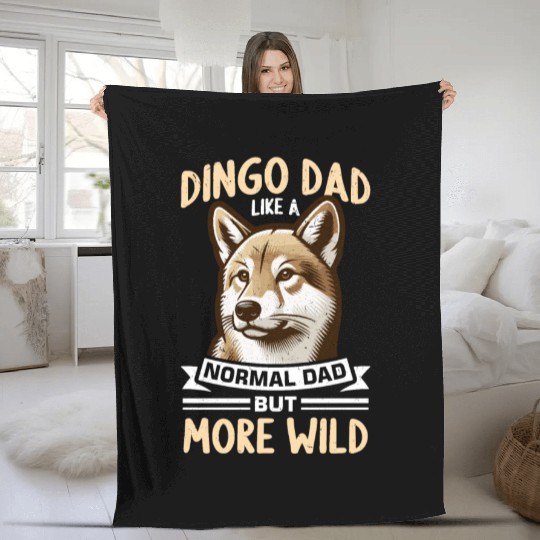 Dingo Australian Dog Fleece Blankets