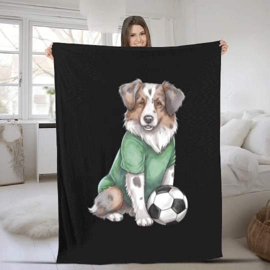 Australian Shepherd Fleece Blankets