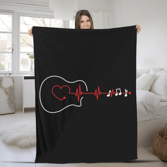 Guitars, Musician, Music Band, Guitarist, Artist, Fleece Blankets