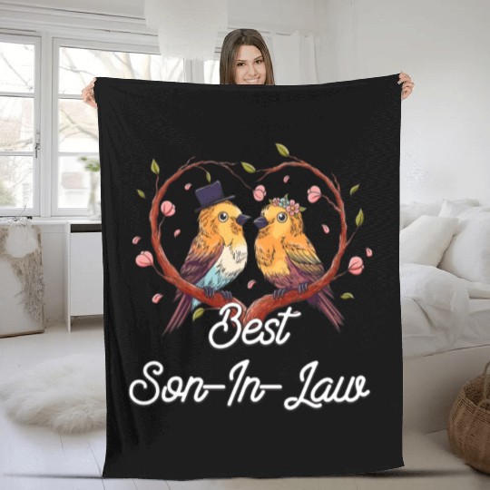 Best Son In Law Groom Funny Husband To Be Humor We Fleece Blankets