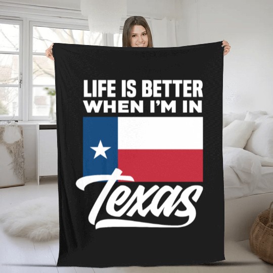 Texas Life Fleece Blankets