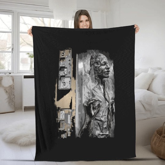 Han Solo Captured Fleece Blankets