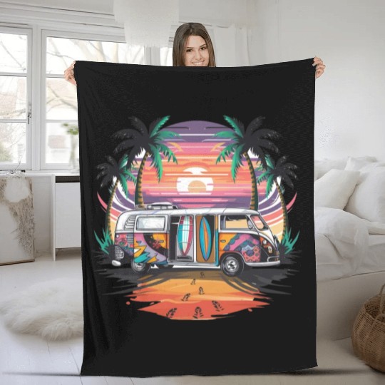vacation summer Fleece Blankets