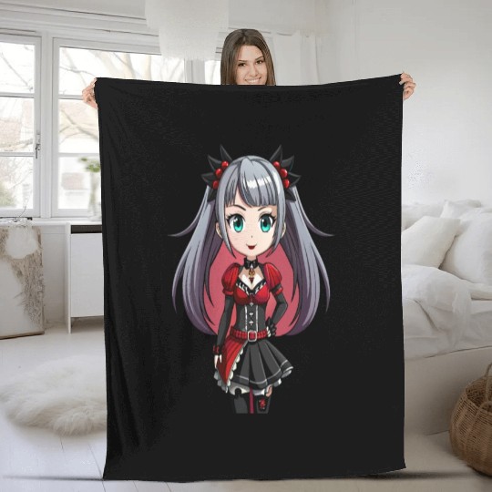 Gothic Serenity: The Enchanting Maiden Fleece Blankets