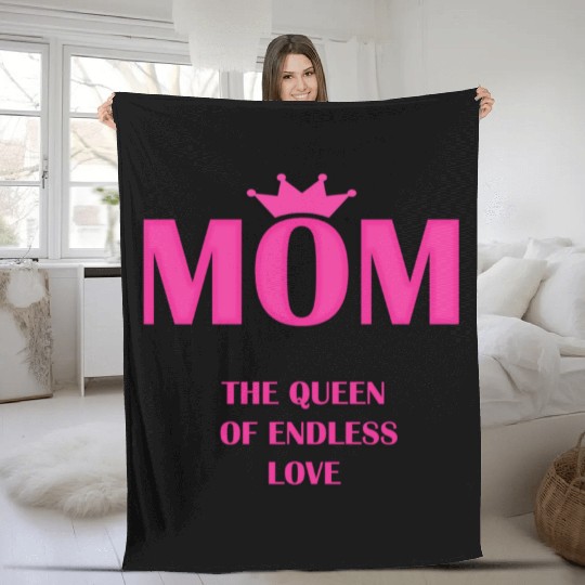 Mothers day quote Fleece Blankets