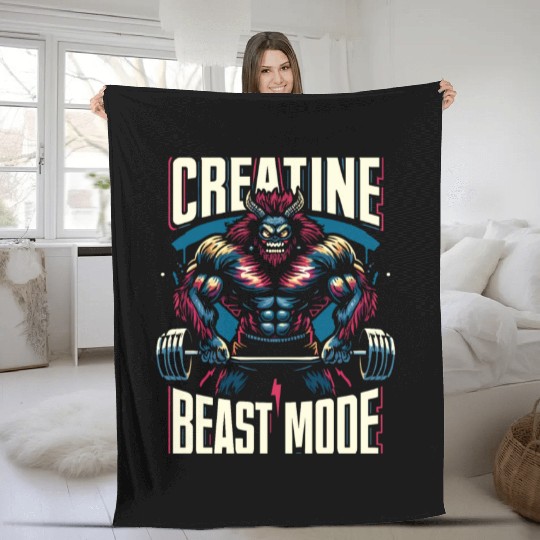 Bodybuilding Powerlifting Weightlifting Fitness Fleece Blankets