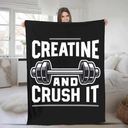 Bodybuilding Powerlifting Weightlifting Fitness Fleece Blankets