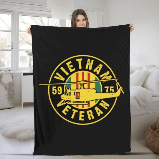 VIETNAM VETERAN Fleece Blankets