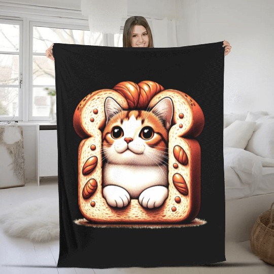 Bread&Cat Fleece Blankets