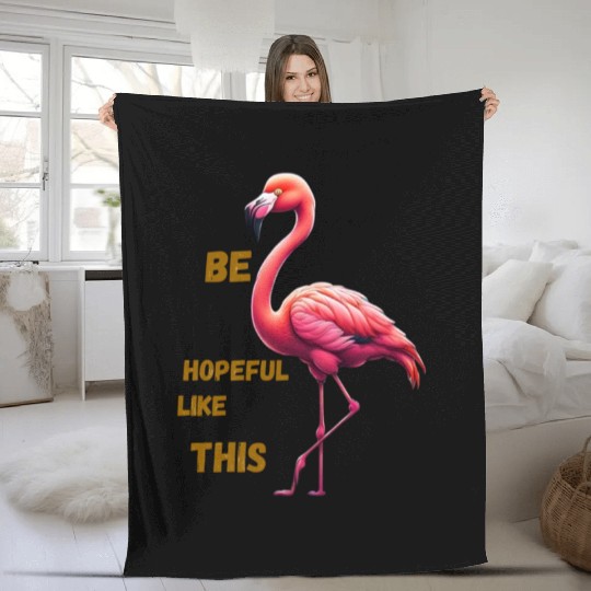 Be hopeful like this Fleece Blankets
