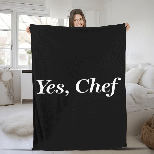 Yes Chef Fleece Blankets