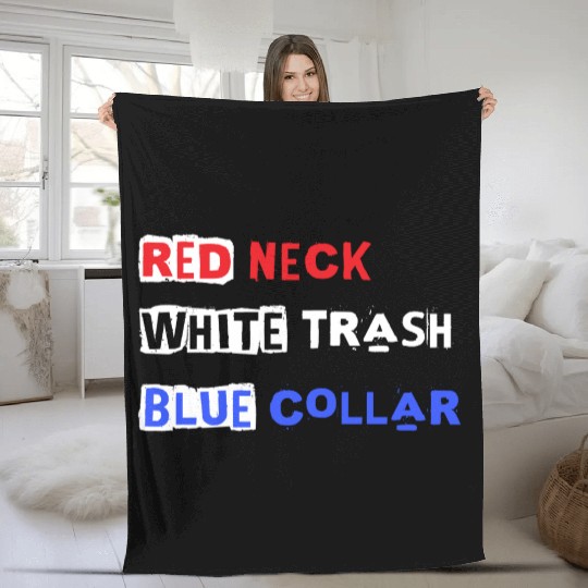 Red White Blue Fleece Blankets