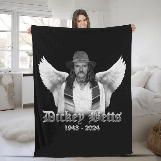 RIP Dickey Betts 1943 - 2024 Fleece Blankets